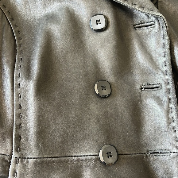 Wilson Vintage,Leather women’s black soft, leather jacket. Belted. Size XL. EUC - Picture 11 of 12